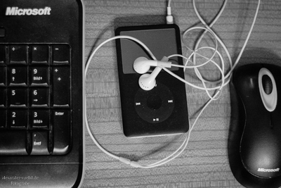 Tastatur, Maus, iPod